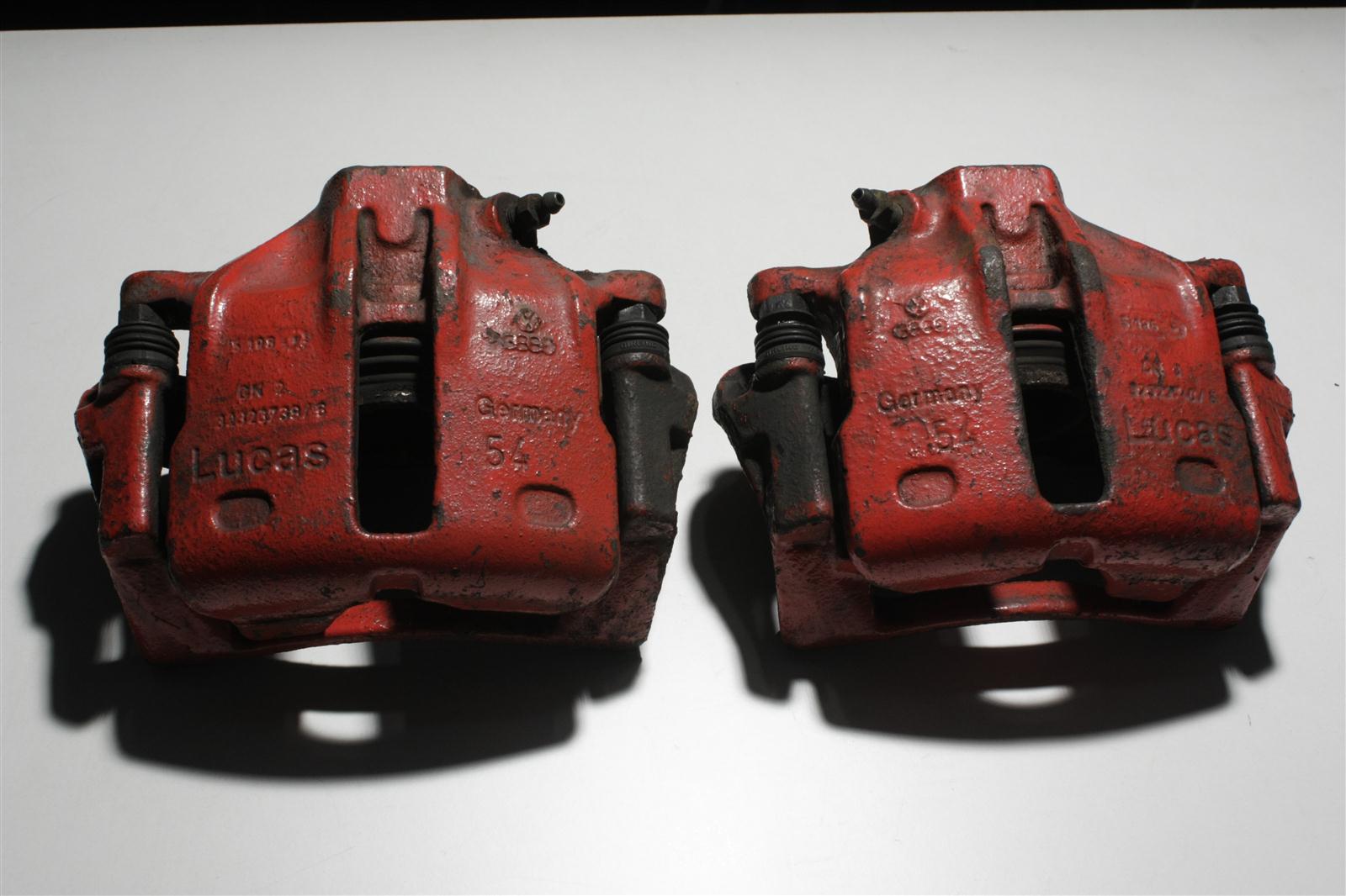 Audi 80 Typ 89/B4/100 Typ 44 Bremssättel Lucas 54 + Träger 280x22mm Vorne Links/Rechts