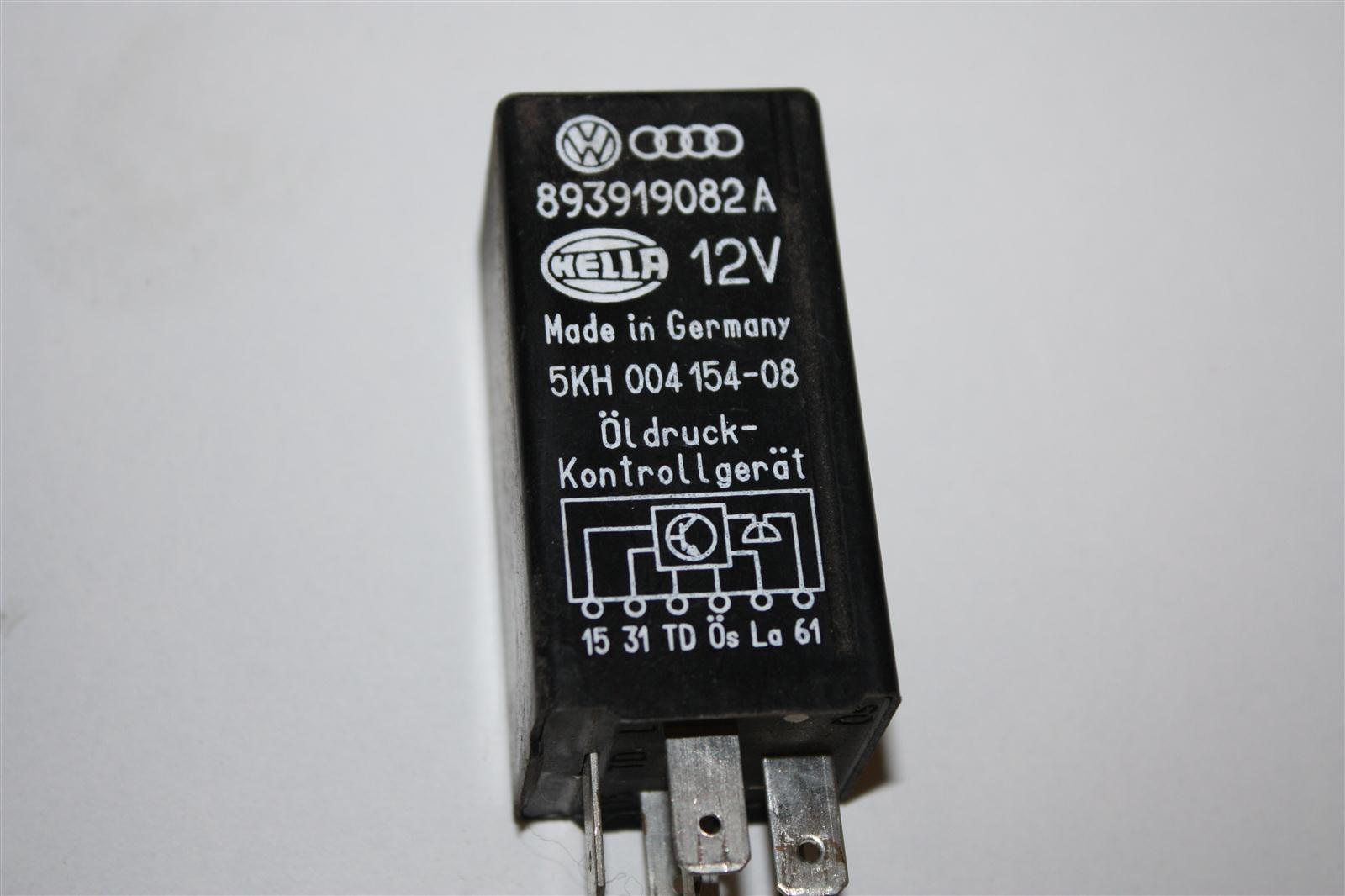 Audi/VW 80/100 Relais 310 Öldruckwarnung 4 Zylinder 893919082 893919082A 