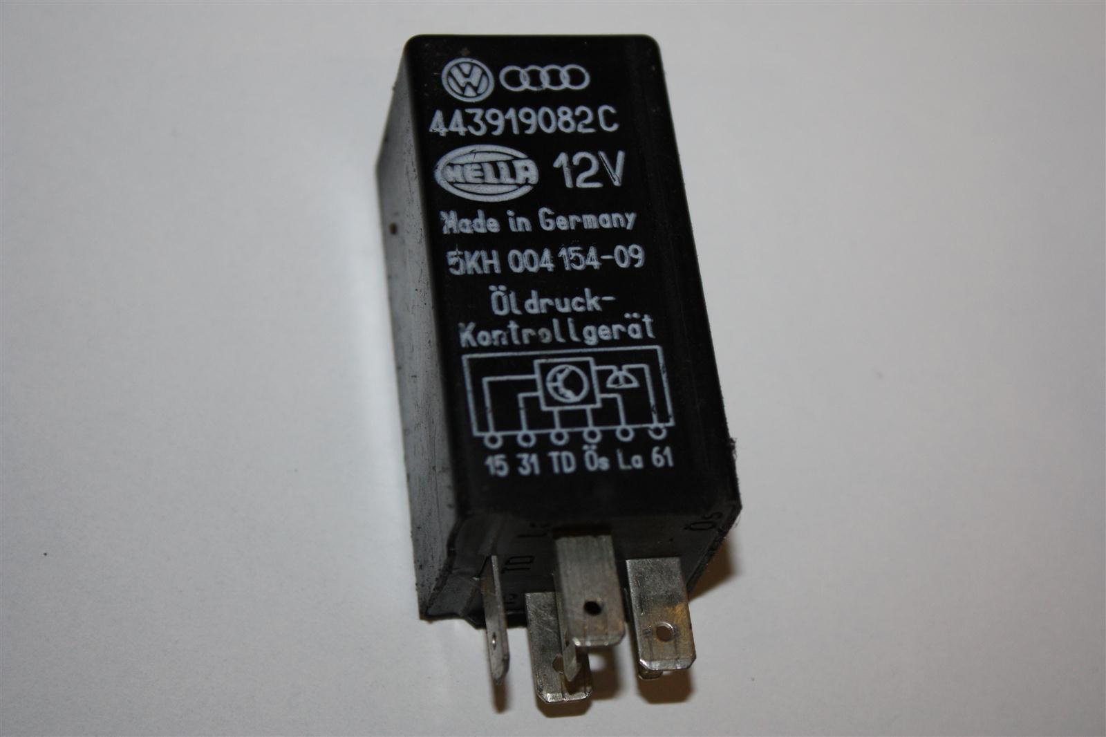 Audi/VW 80/100 Relais 312 Öldruckwarnung 5 Zylinder 443919082B 443919082C 