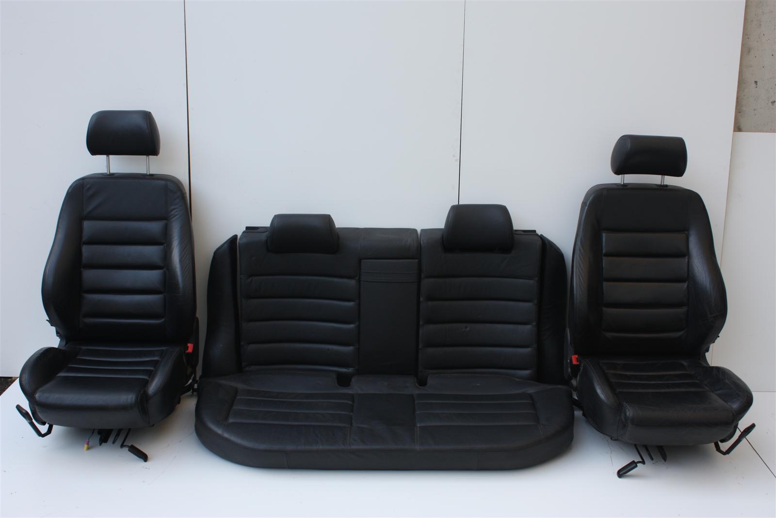 Audi A4/S4 B5 Avant Innenausstattung Leder schwarz Sportsitze + Sitzheizung