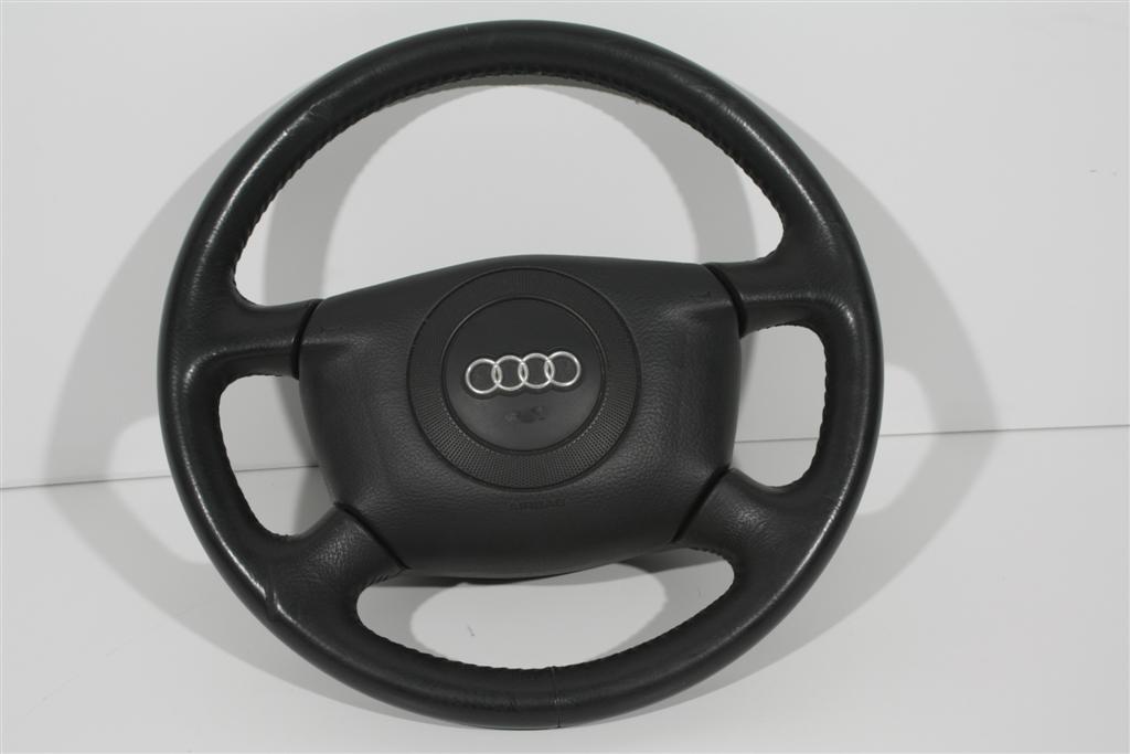 Audi Cabrio/A4/A6/A8 Leder-Lenkrad 4-Speichen ohne Schleifring 4B0419091S 
